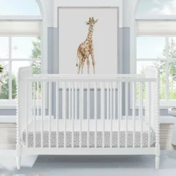 Delta Children Saint 4-in-1 Convertible Crib Baby Cribs
