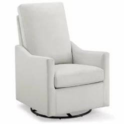 Delta Children Gliders & Rocking Chairs Andie Nursery Glider Swivel Chair With LiveSmart Fabric