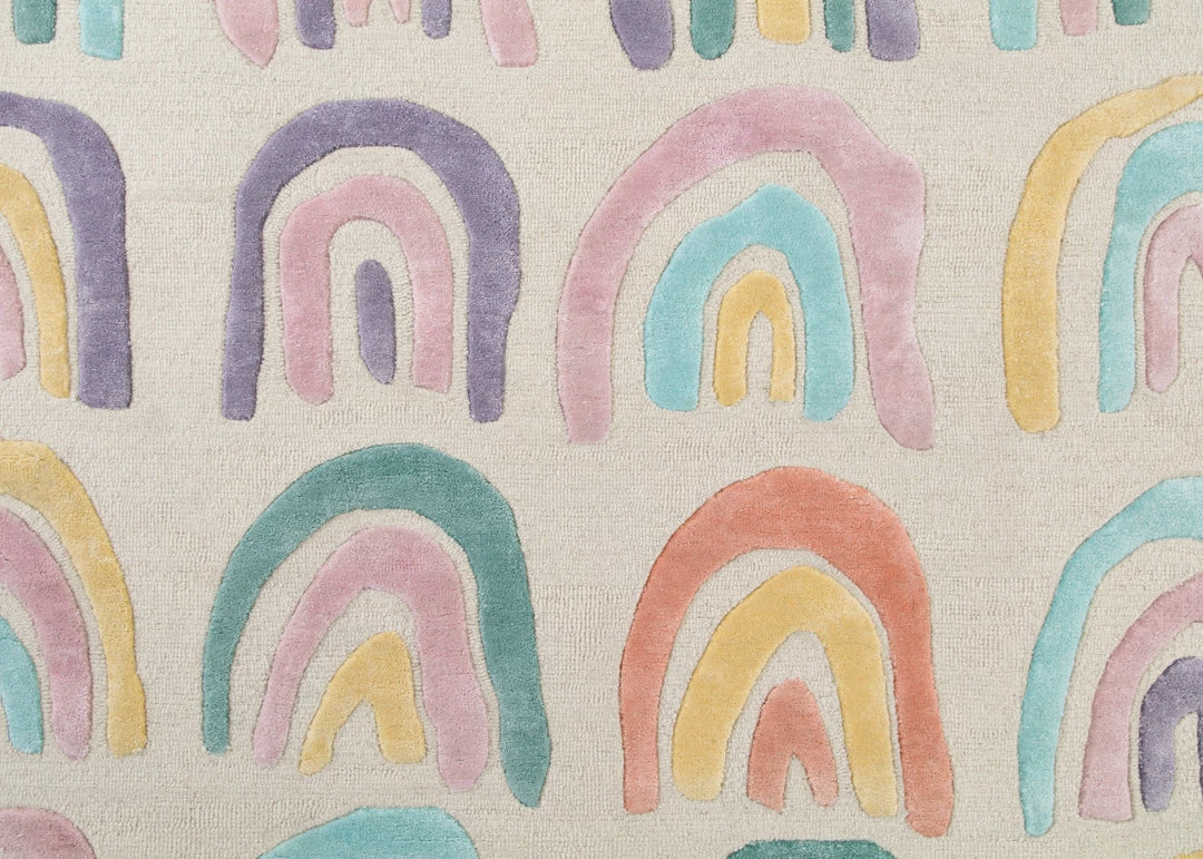 Delta Children Over The Rainbow Hand-Tufted Wool Blend Area Rug 5x8 Rugs 6 Delta Children Over The Rainbow Hand-Tufted Wool Blend Area Rug 5x8 Rugs