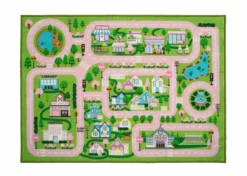 Delta Children Rugs Large Road Map Activity Rug For Girls And Boys - 54-inch L X 39-inch W