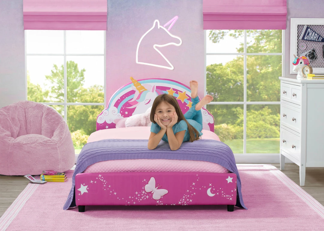 Delta Children Unicorn Upholstered Twin Bed 3 Delta Children Unicorn Upholstered Twin Bed
