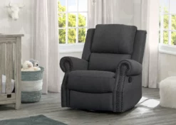 Delta Children Dylan Nursery Recliner Glider Swivel Chair