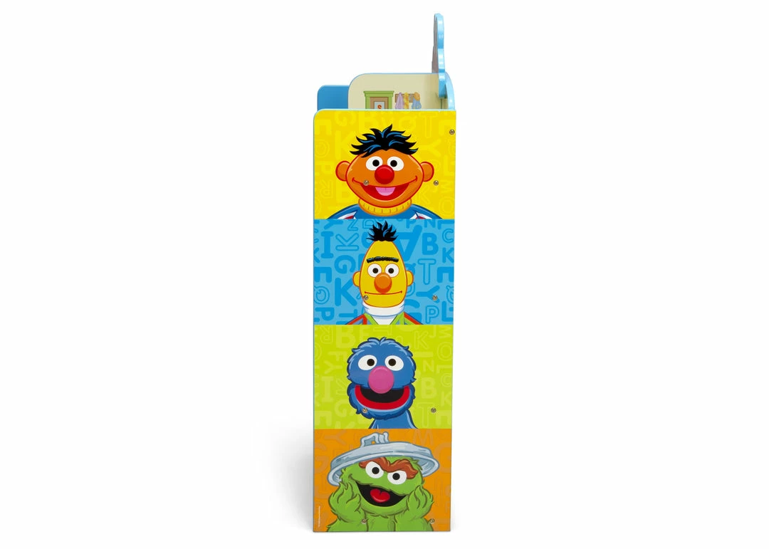 Delta Children Sesame Street Wooden Playhouse 4-Shelf Bookcase For Kids Sale 6 Delta Children Sesame Street Wooden Playhouse 4-Shelf Bookcase For Kids Sale