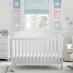 Delta Children Baby Cribs Madrid 4-in-1 Convertible Crib