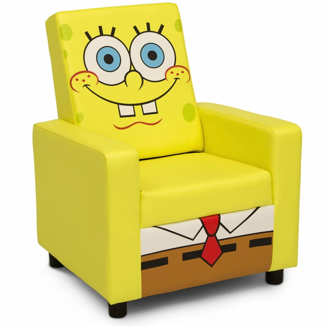 Delta Children SpongeBob SquarePants High Back Upholstered Chair 8 Delta Children SpongeBob SquarePants High Back Upholstered Chair