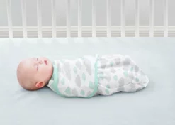 Delta Children Swaddles Little Lambs Adjustable Swaddle Wrap - Size Extra Small, Fits Babies 0-3 Months/4-7 Lbs., 3-Pack