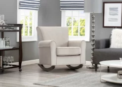 Delta Children Gliders & Rocking Chairs Lancaster Rocking Chair Featuring LiveSmart Fabric By Culp