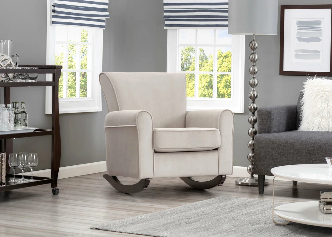 Delta Children Gliders & Rocking Chairs Lancaster Rocking Chair Featuring LiveSmart Fabric By Culp 4 Delta Children Gliders & Rocking Chairs Lancaster Rocking Chair Featuring LiveSmart Fabric By Culp