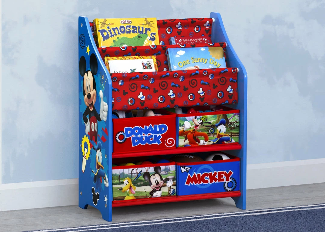 Delta Children Storage Mickey Mouse Toy And Book Organizer 4 Delta Children Storage Mickey Mouse Toy And Book Organizer