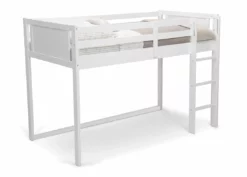 Delta Children Twin Loft Bed With Guardrail And Ladder Twin Beds & Headboards
