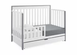 Delta Children Baby Cribs Mercer 6-in-1 Convertible Crib With Storage Trundle