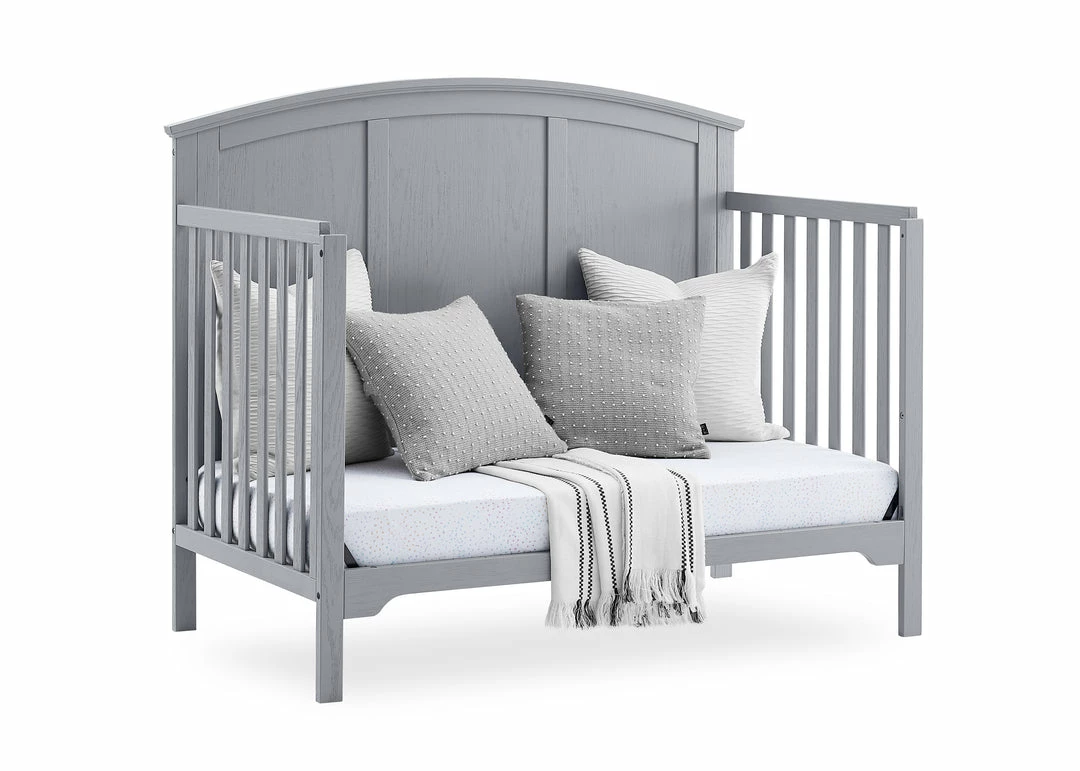 Delta Children Sweet Beginnings Sage Curve Top 6-in-1 Convertible Crib 8 Delta Children Sweet Beginnings Sage Curve Top 6-in-1 Convertible Crib