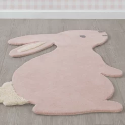 Delta Children Hand-Tufted 100% Wool Bunny Rug Rugs 9 Delta Children Hand-Tufted 100% Wool Bunny Rug Rugs