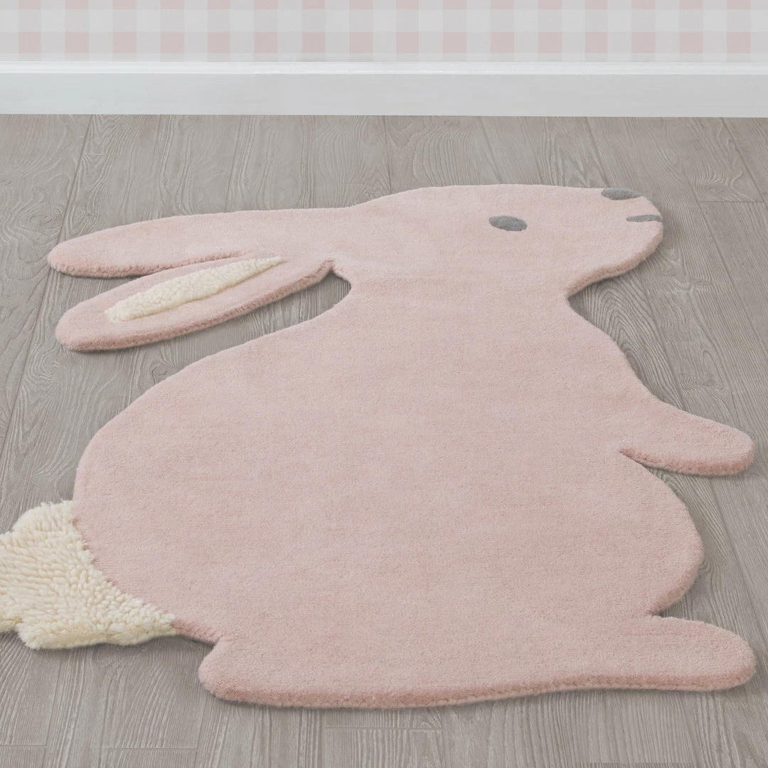 Delta Children Hand-Tufted 100% Wool Bunny Rug Rugs 6 Delta Children Hand-Tufted 100% Wool Bunny Rug Rugs