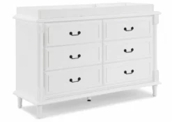 Simmons Kids Juliette 6 Drawer Dresser With Changing Top Dressers & Changing Tables