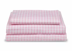 Delta Children Pink Gingham 3-Piece Twin Sheet Set What's New
